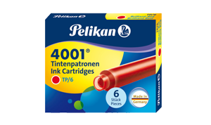 Pelikan TP/6 blckpatron briljantrd Standard Din (kort)