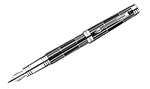 Parker Premier Black deLuxe Palladium Parker Premier Black deLuxe Palladium